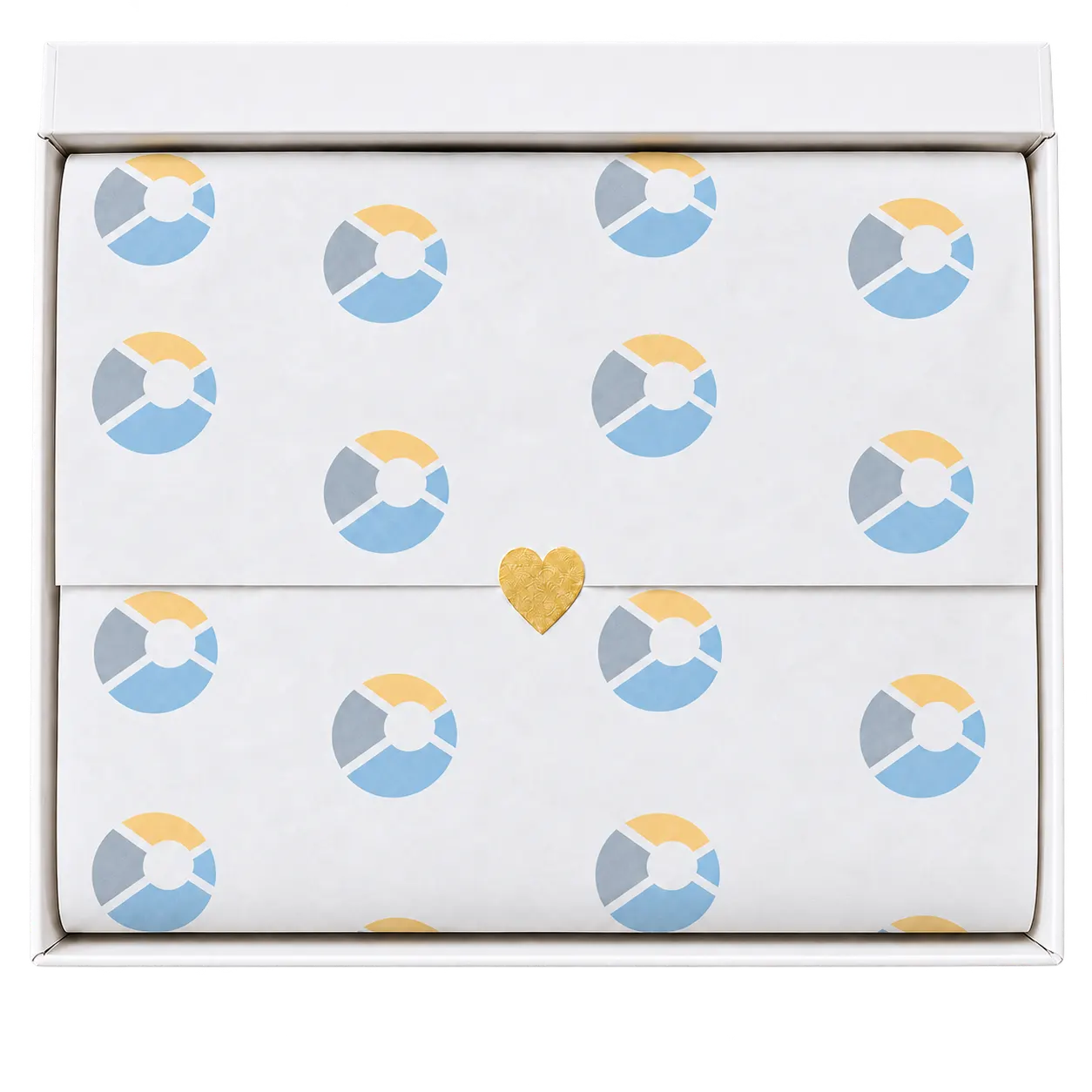 Papel interior corporativo Stars Gift Interior de caja de regalo para bebé con papel corporativo personalizado