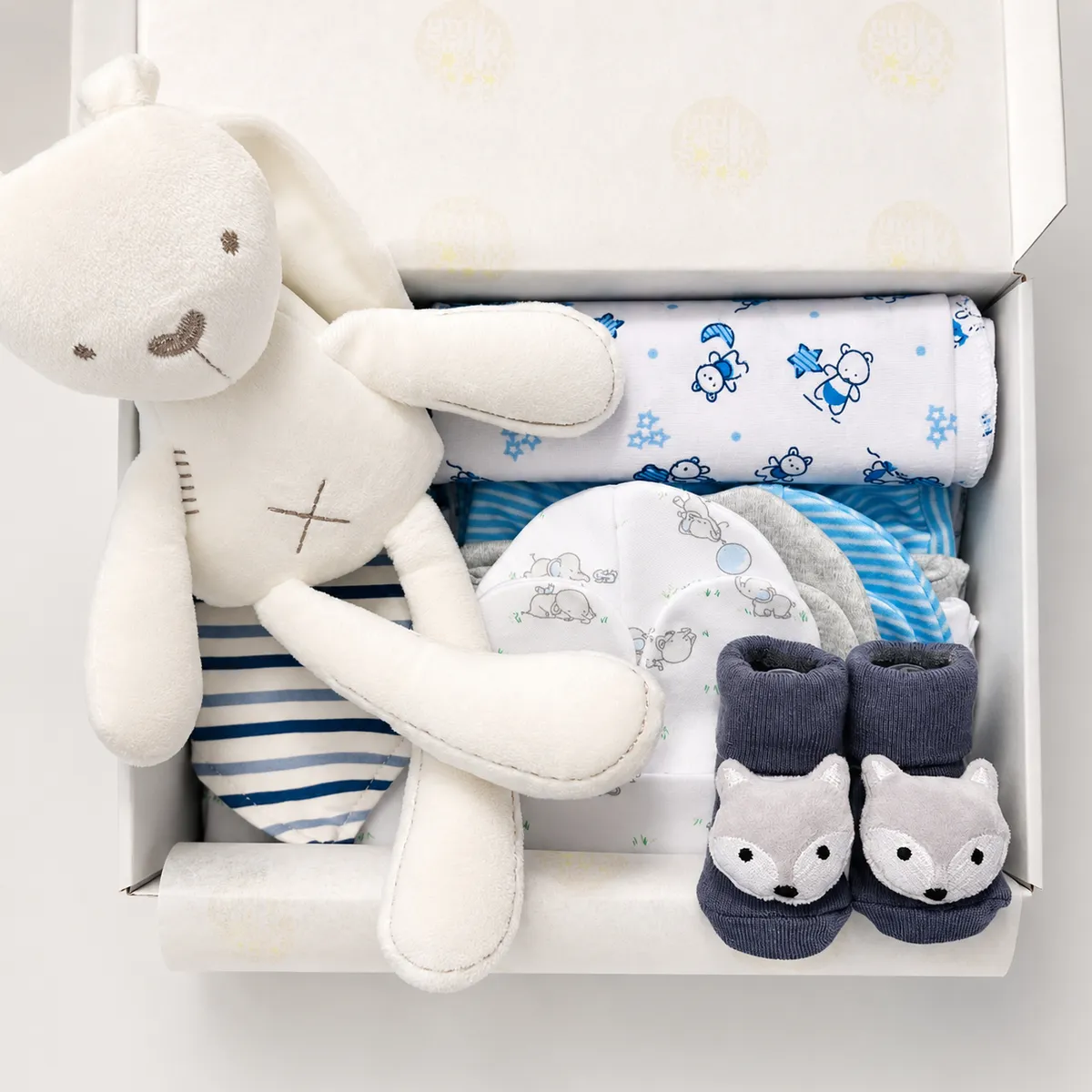 Cajita Premium Stars Stars Gift niña con peluche de apego