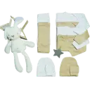 Caja regalo doble ajuar colores neutros