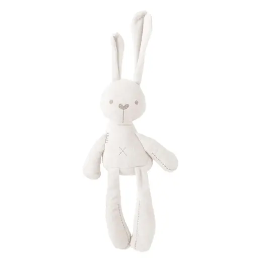 Suave conejo de peluche de apego para bebé de 43CM